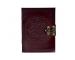 Fair Trade Handmade Celtic Quaternary Knot Leather Journal Notebook Diary